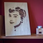 Audrey Hepburn - artwork by Arrochar Crafts