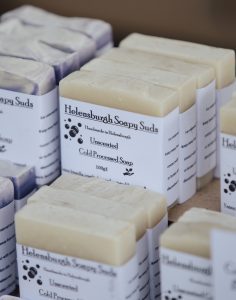 Handmade, unscented, cold-pressed soap - by Helensburgh Soapy Suds