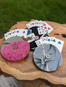 Handmade playing card holders - by Totes Amazin!