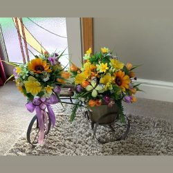 Realistic vibrant artificial flower arrangement - by The Flower Pot