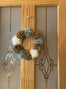 Handmade woollen wreath - by Twigs Inspiring Gifts