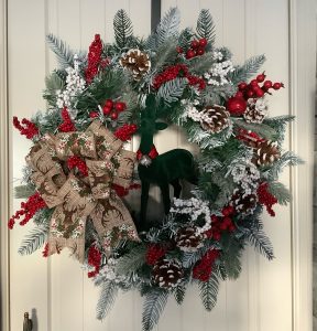 Festive wreath - by The Flower Pot