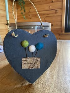Handmade slate decoration - by Twigs Inspiring Gifts