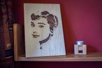 Audrey Hepburn - artwork by Arrochar Crafts